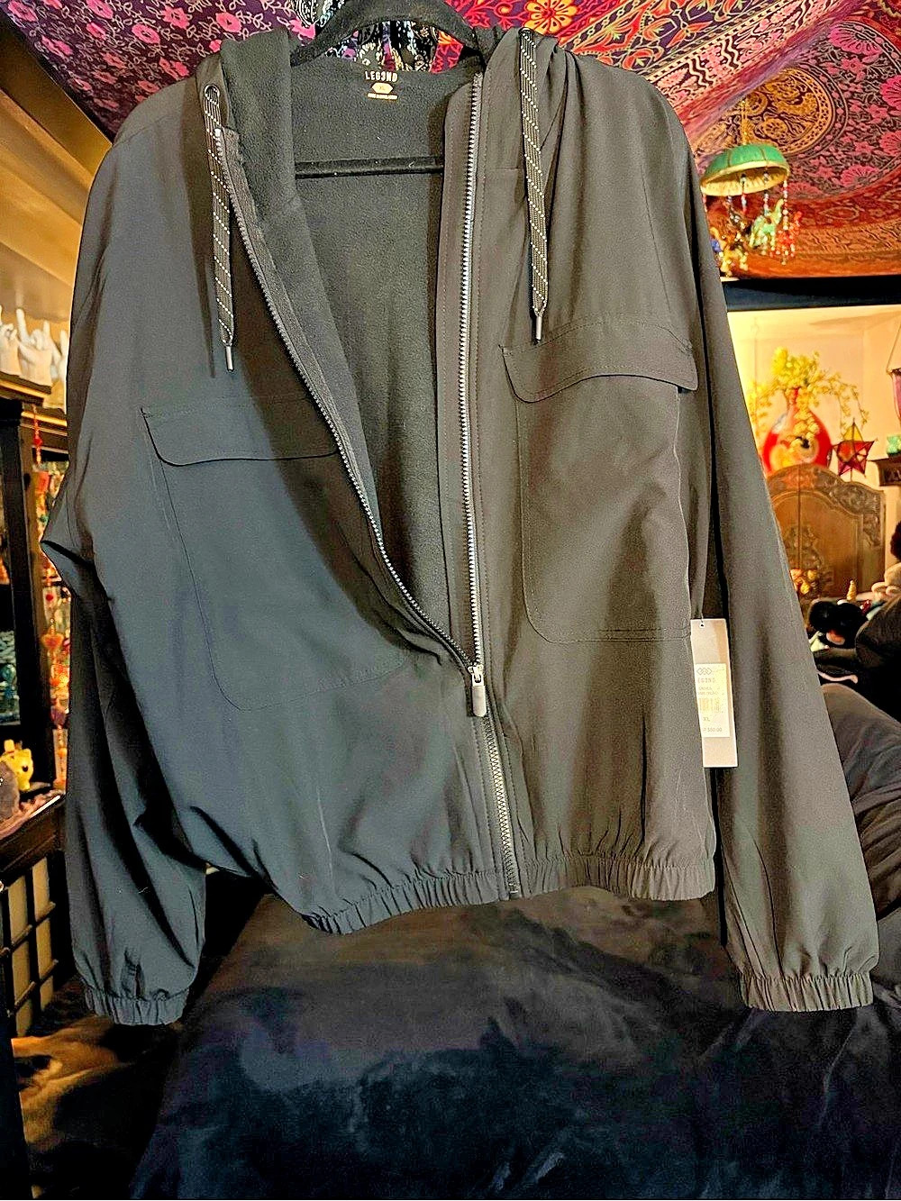 LEG3ND Discovery Jacket Women's Black Utility Jacket XL NWT